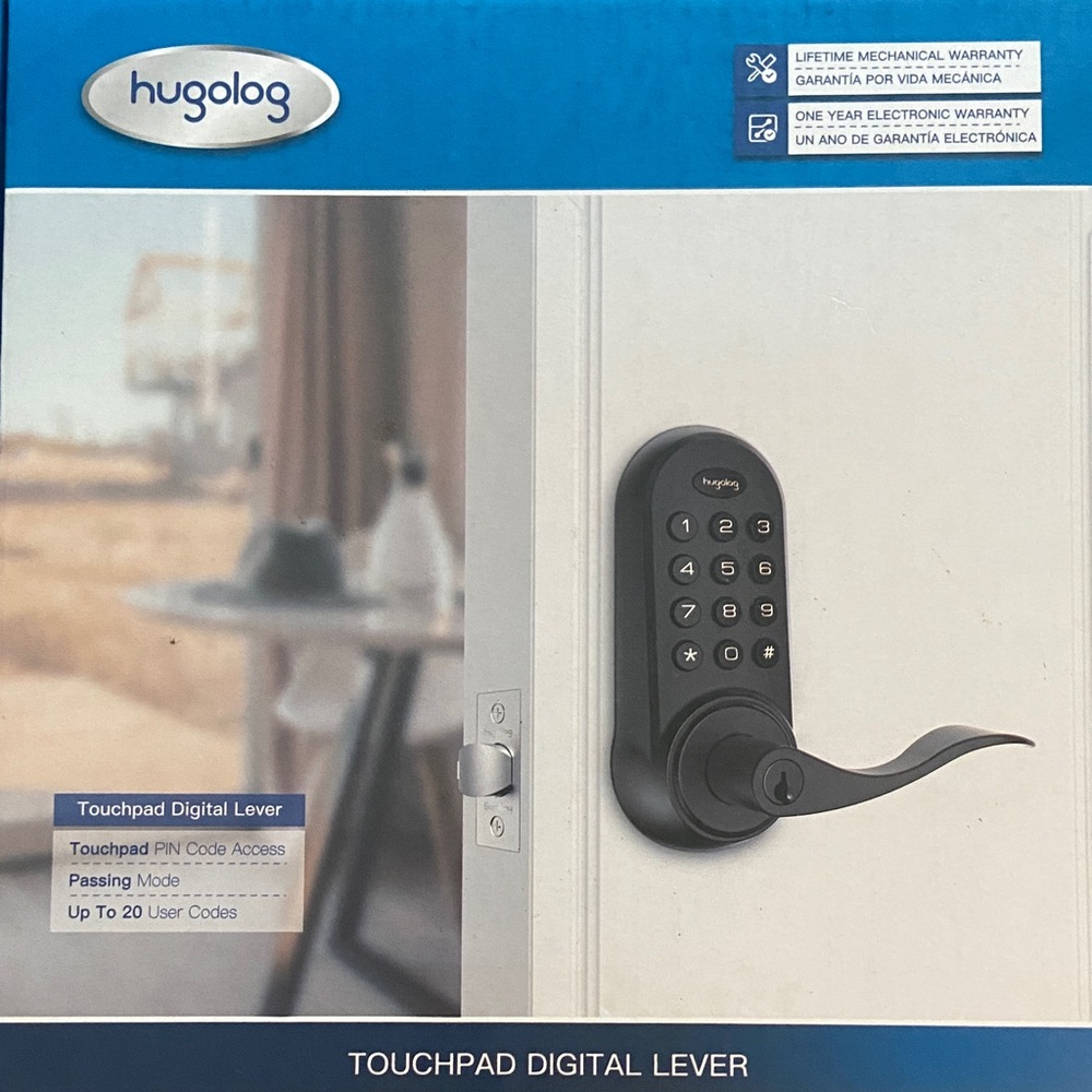 Hugolog Touchpad Pin Lock Digital Lever